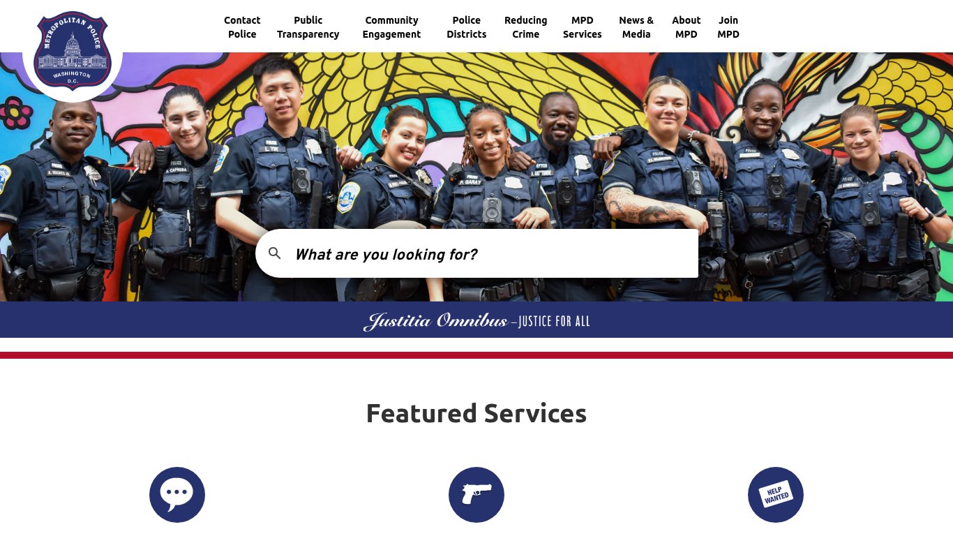 Metropolitan Police Department Arrest Information